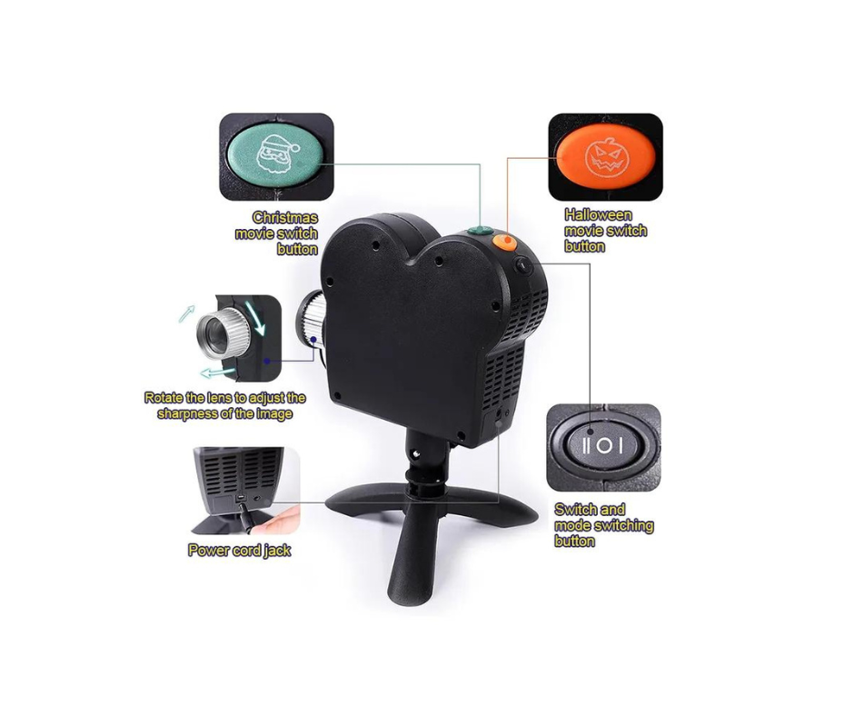 Halloween & Christmas Outdoor Ambient Projector